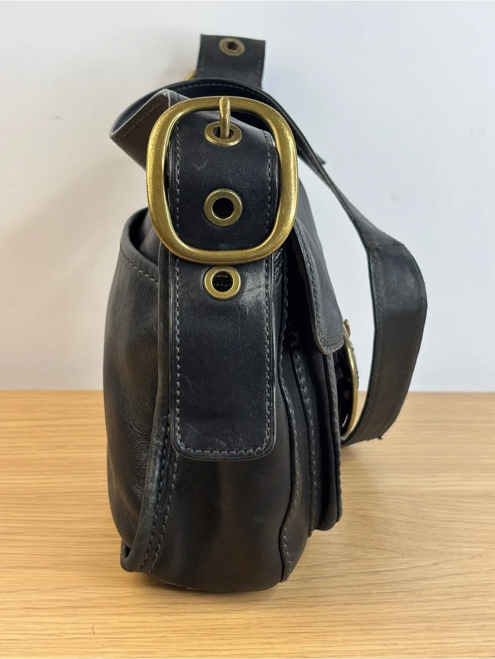 Vintage Coach Bleecker Legacy Tattersall Flap Large Shoulder Bag - Picture 4 of 14